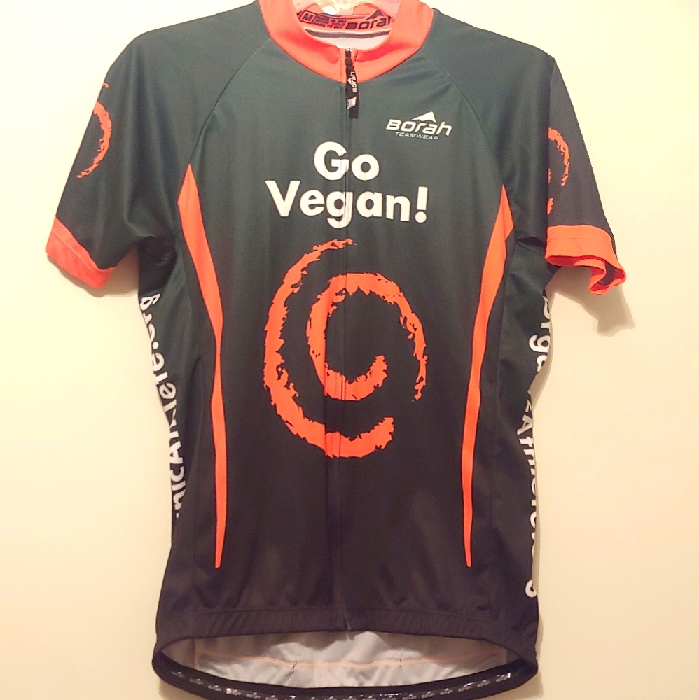 Go Vegan cycling jersey M